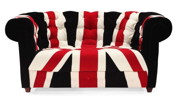 Union Jack Love Seat Sofa