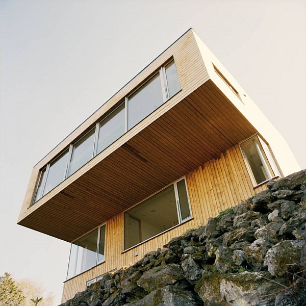 Wooden exterior house