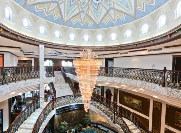 a-dome-ceiling-and-elegant-chandelier