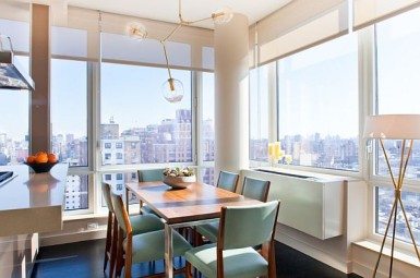 Contemporary New York City Condo Stuns With Color and Panoramic Views ...