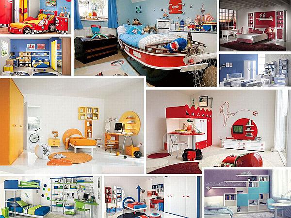 modern kids bedroom