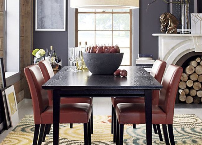 Expandable Dining Room Tables Dark Wood