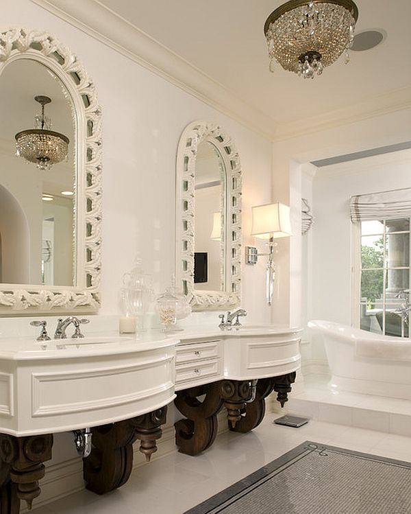 fabulous twin vanities for spacious bathrooms