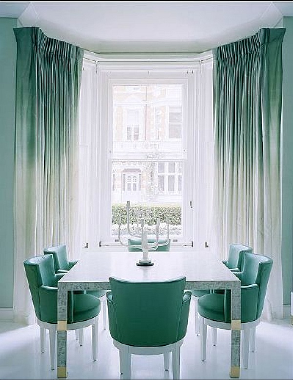 green diy ombre curtains