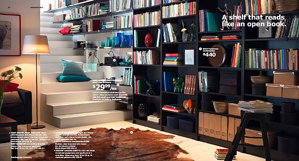 ikea 2013 catalog - large black bookcase