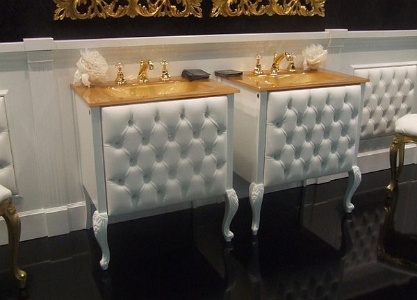 vanity design to pamper you with leather and luxury