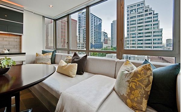 window couch with city view