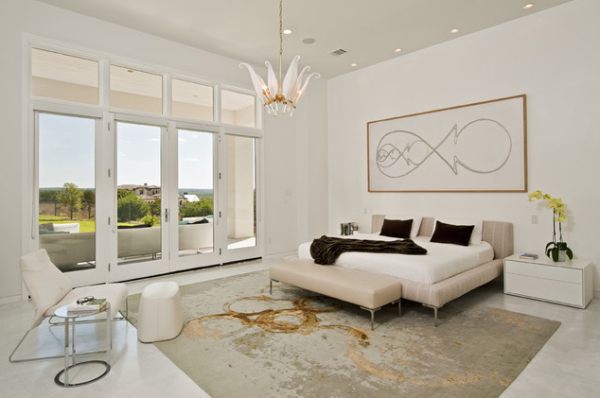 A contemporary bedroom