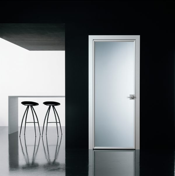 A modern swing door for the interior