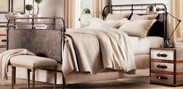 Restoration hardware iron deals bed