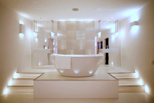 Bathroom lighting options for a modern space