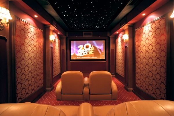 Contemporary-Home-Theater-with-Starry-Ceiling