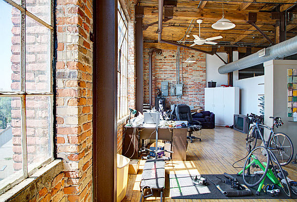 Corktown-Penthouse-exposed-brick-walls