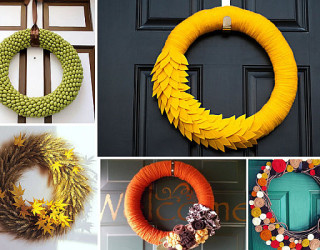 Funky DIY Wreaths for the Fall Season