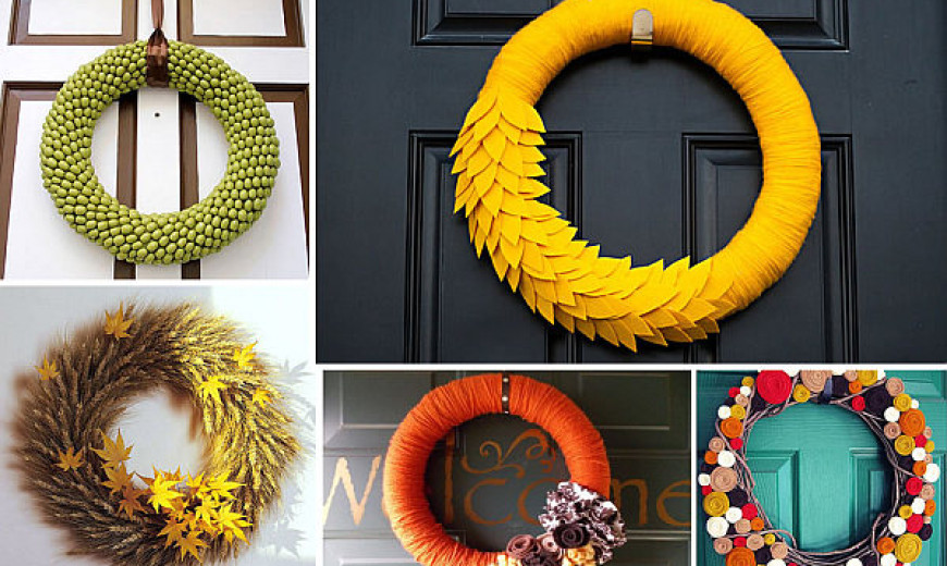 Funky DIY Wreaths for the Fall Season
