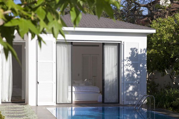 Glass-Private-House-bedroom-with-pool-access