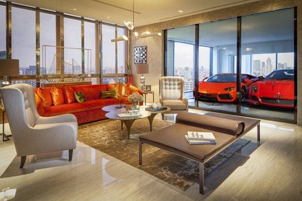 Indoor car garage