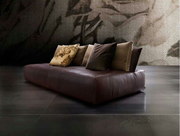 Leather-Conversation-sectional-sofa