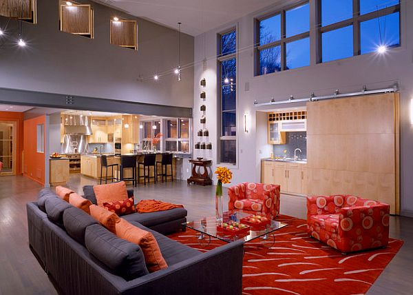Modern-red-and-orange-furniture
