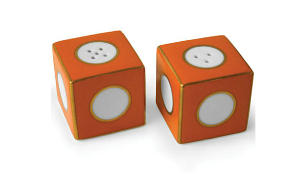 Modern salt and pepper shakers