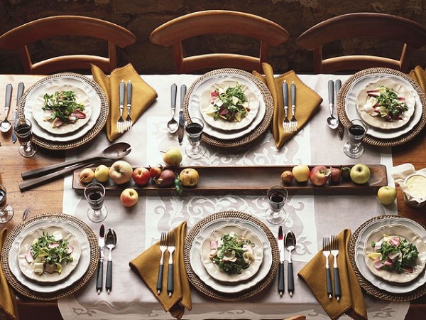 autumn table setting