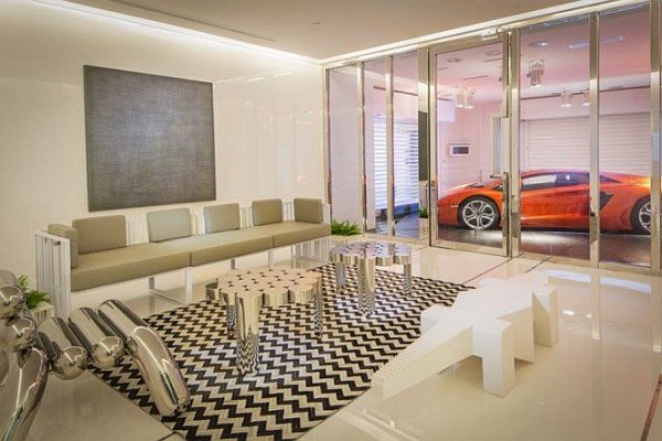 contemporary-indoor-garage