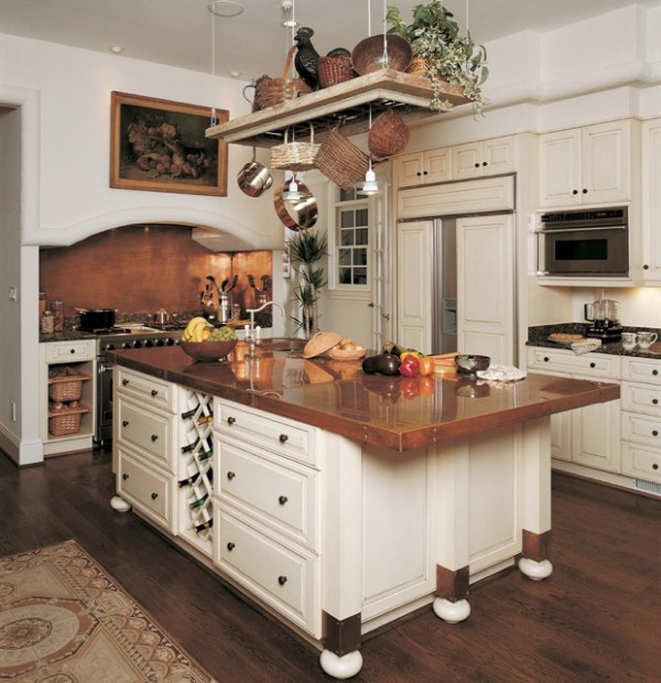 copper counter kitchen ideas