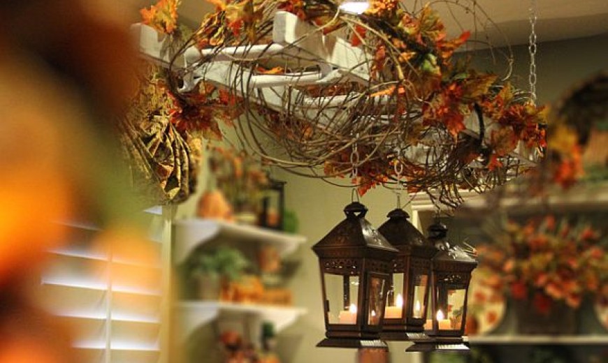 Using Fall Leaves in Home Décor