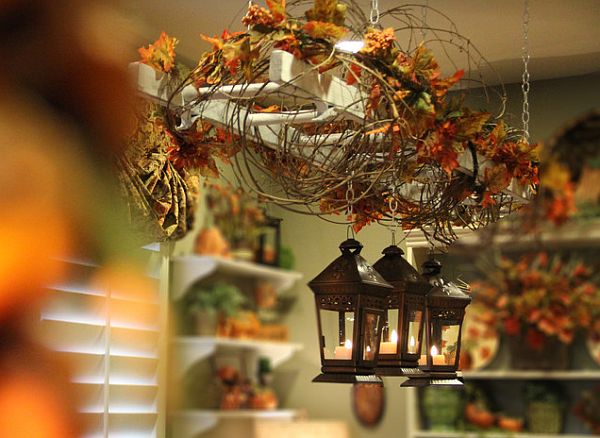 Using Fall Leaves in Home Décor