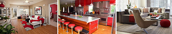 decorating with red