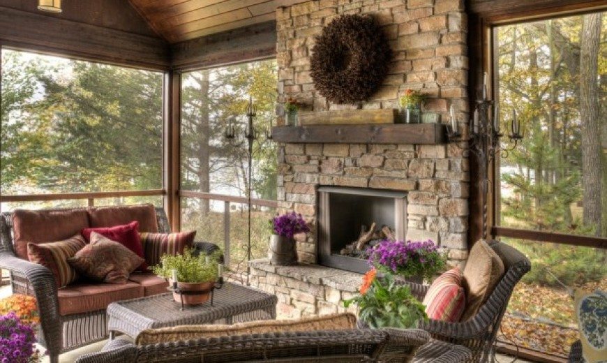 Warm Ideas for Your Autumn Fireplace Mantel