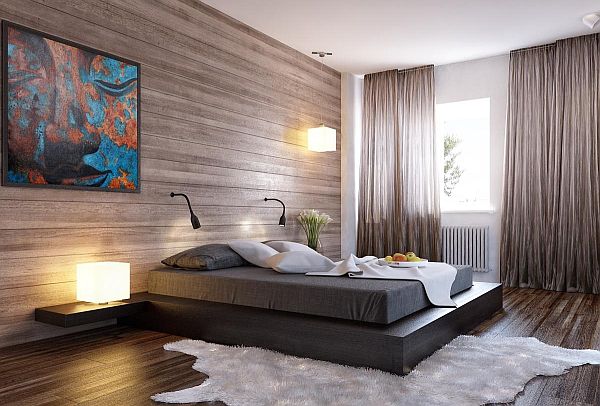 modern-minimalist-bedroom-with-wood-wall-headboard