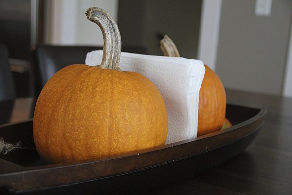 pumpking napkins holder