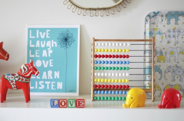 retro nursery toys decor