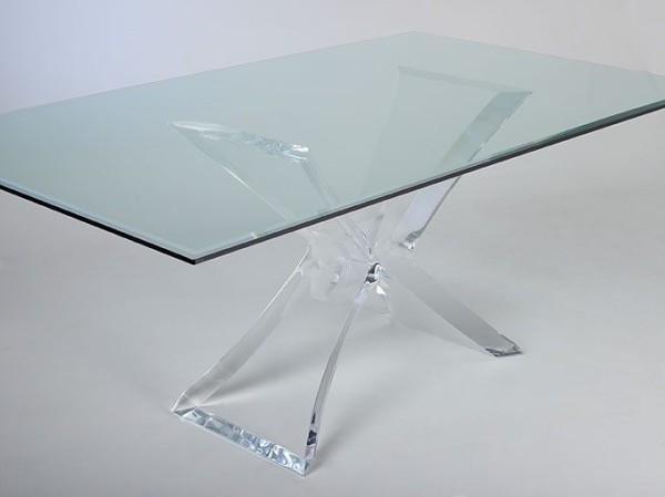Acrylic Furniture Finds For A Sleek Style, Acrylic Dining Table Base