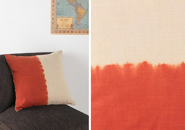 A-dip-dye-fabric-pillow-in-rust