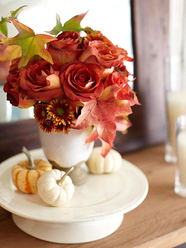 A-grouping-of-pumpkins-flowers-and-leaves