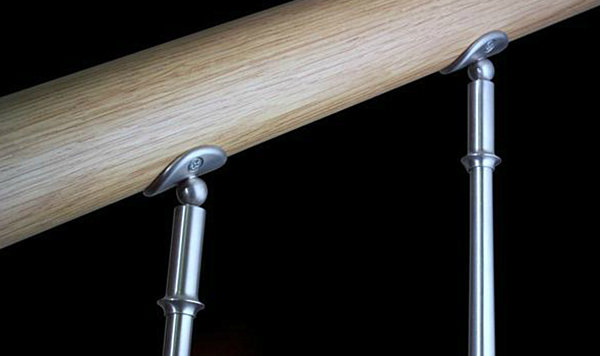 A-solid-oak-wood-handrail