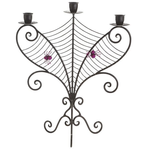 A-spider-web-candelabra