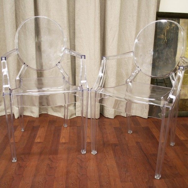 Acrylic ghost chairs