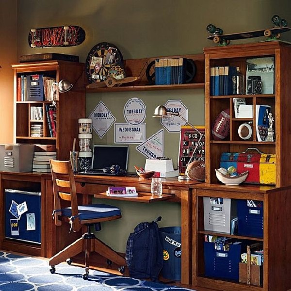 Teenager desk outlet and