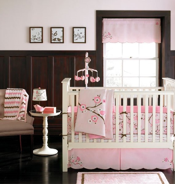 Cherry-Blossom-baby-bedding-for-modern-themes