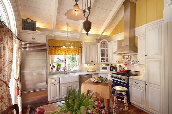 Colorful kitchen remodel