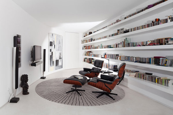 Eames Lounge Media Room