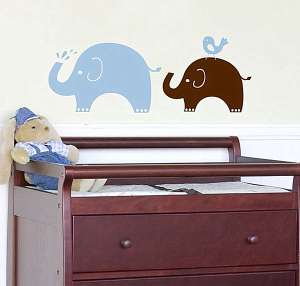 Elephant-nursery-wall-decals