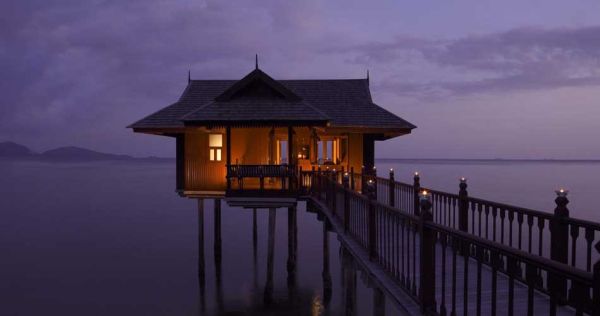 Enjoy the countless colors of the evening sky at the Pangkor Laut Resort