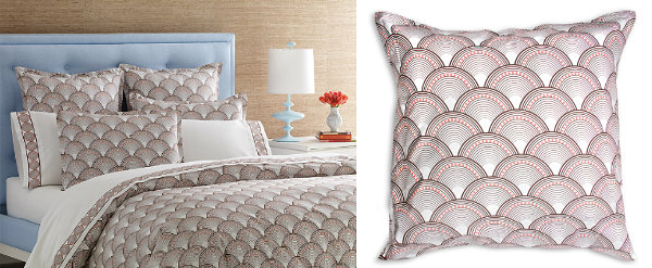 Fish scale bedding from Jonathan Adler