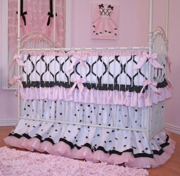 Gorgeous Chanel Crib Bedding for Girls