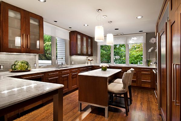 Grey-glass-backsplash-and-clean-glass-shelves