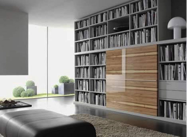 Home-library-that-is-a-minimalists-delight